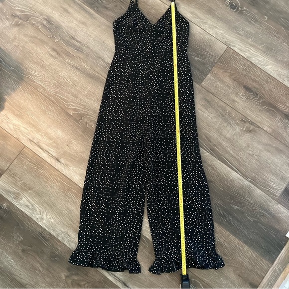 LF SEEK the LABEL Black and White Polka Dot Cropped Jumpsuit Size Small - Picture 10 of 10